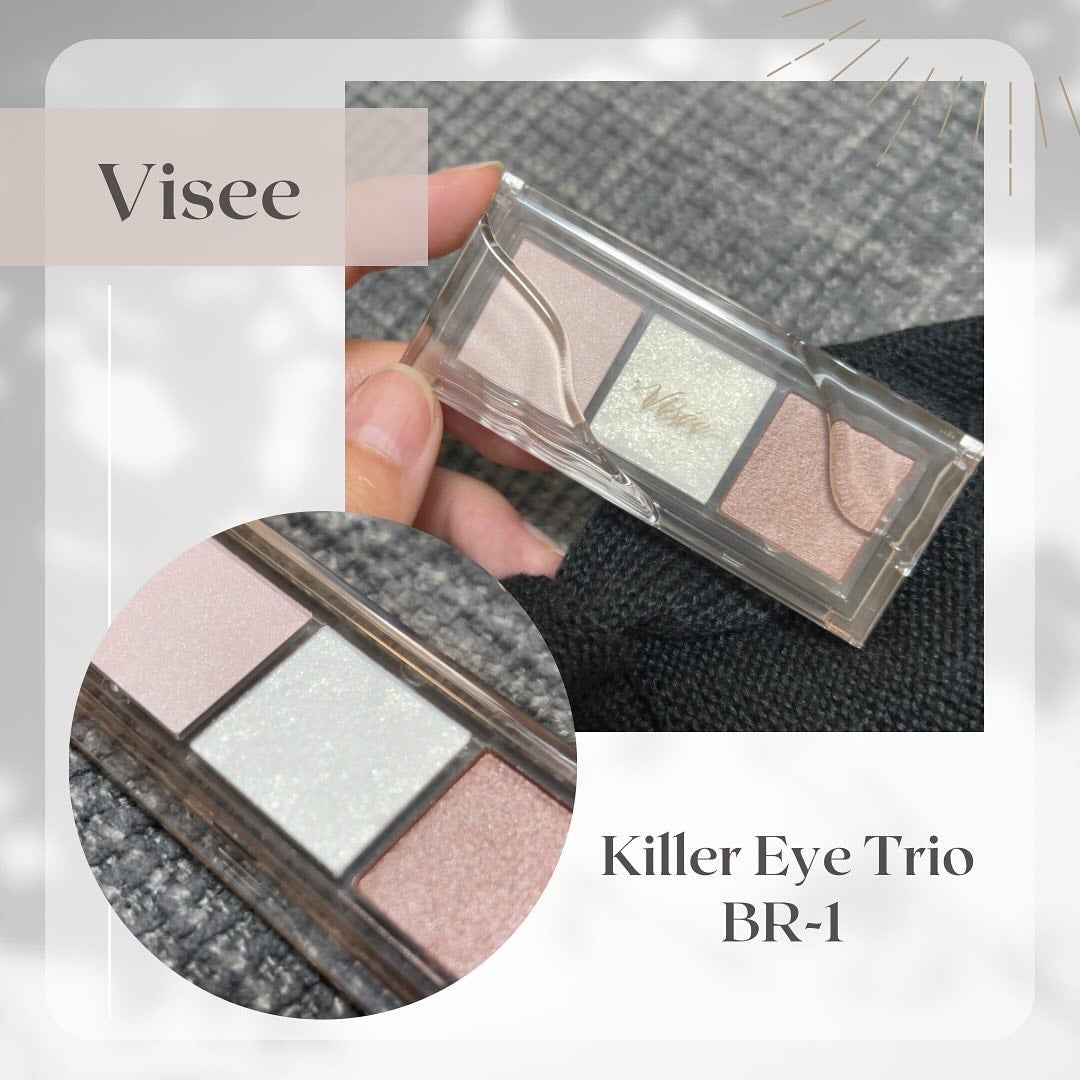 キラー アイ トリオ/Visée/アイシャドウパレットを使ったクチコミ(1枚目)