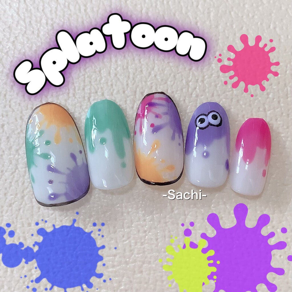 カラフルネイルズ/キャンメイク/マニキュアを使ったクチコミ(1枚目)