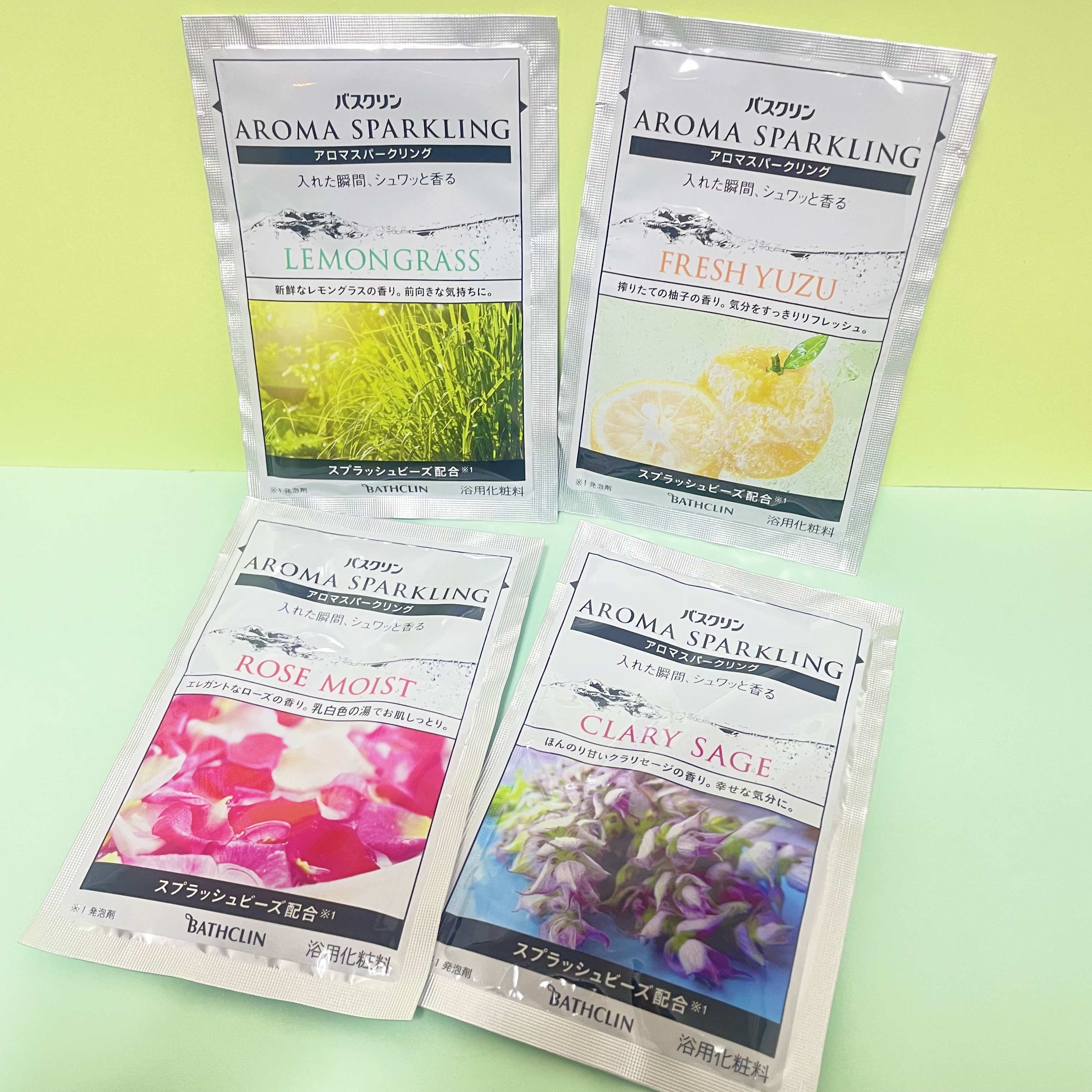 バスクリン アロマスパークリング リフレッシュセレクト/バスクリン/炭酸系入浴剤を使ったクチコミ（3枚目）