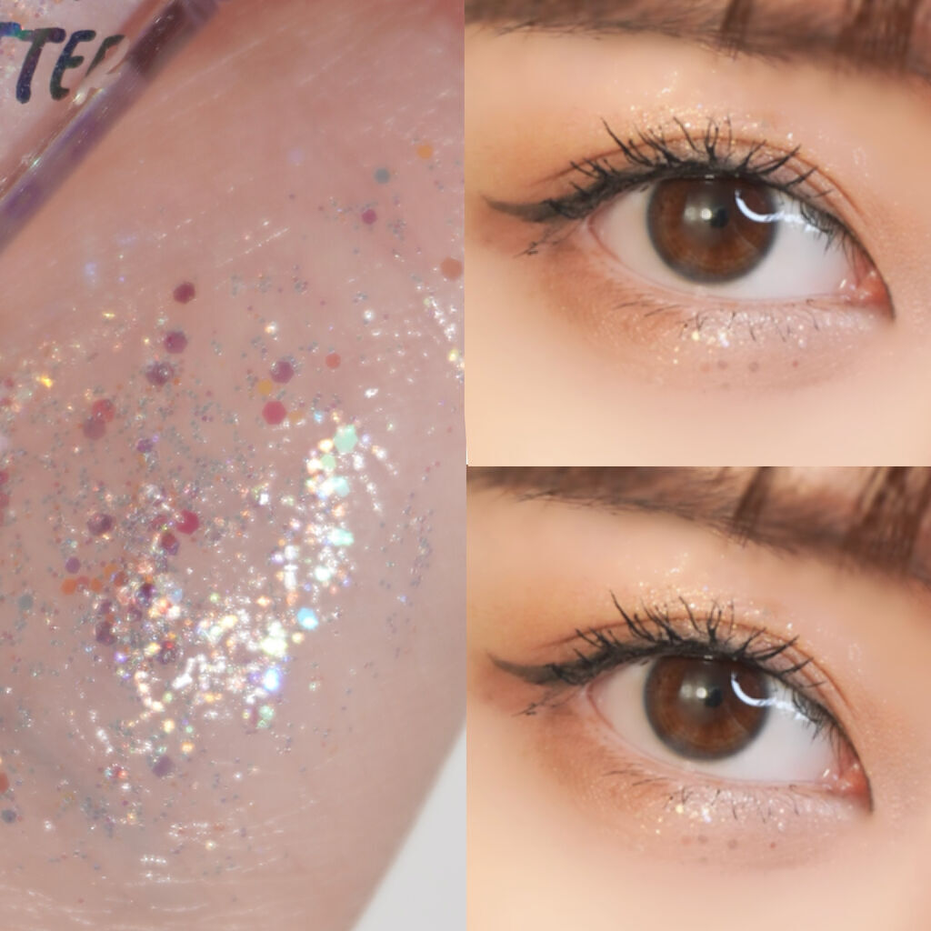 グリーミングアイグリッター/IBIM/グリッターを使ったクチコミ（1枚目）