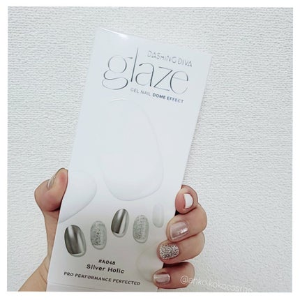 GLAZE グレーズ 半硬化タイプジェルネイルシール/DASHINGDIVA MAGICPRESS/ネイルシールを使ったクチコミ(1枚目)