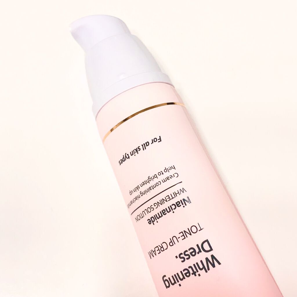 ホワイトニングドレストーンアップクリーム/COSNORI/化粧下地を使ったクチコミ(3枚目)