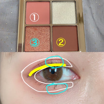 アイランドアドベンチャー4アイシャドウ/HEXZE(ヘックスゼ)/アイシャドウパレットを使ったクチコミ(3枚目)