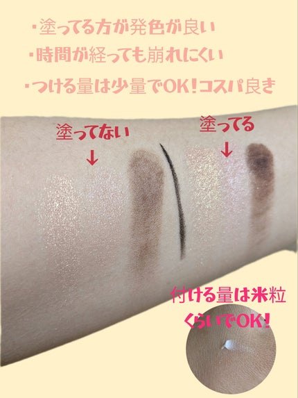 ラスティングマルチアイベース WP/キャンメイク/アイシャドウベースを使ったクチコミ(2枚目)