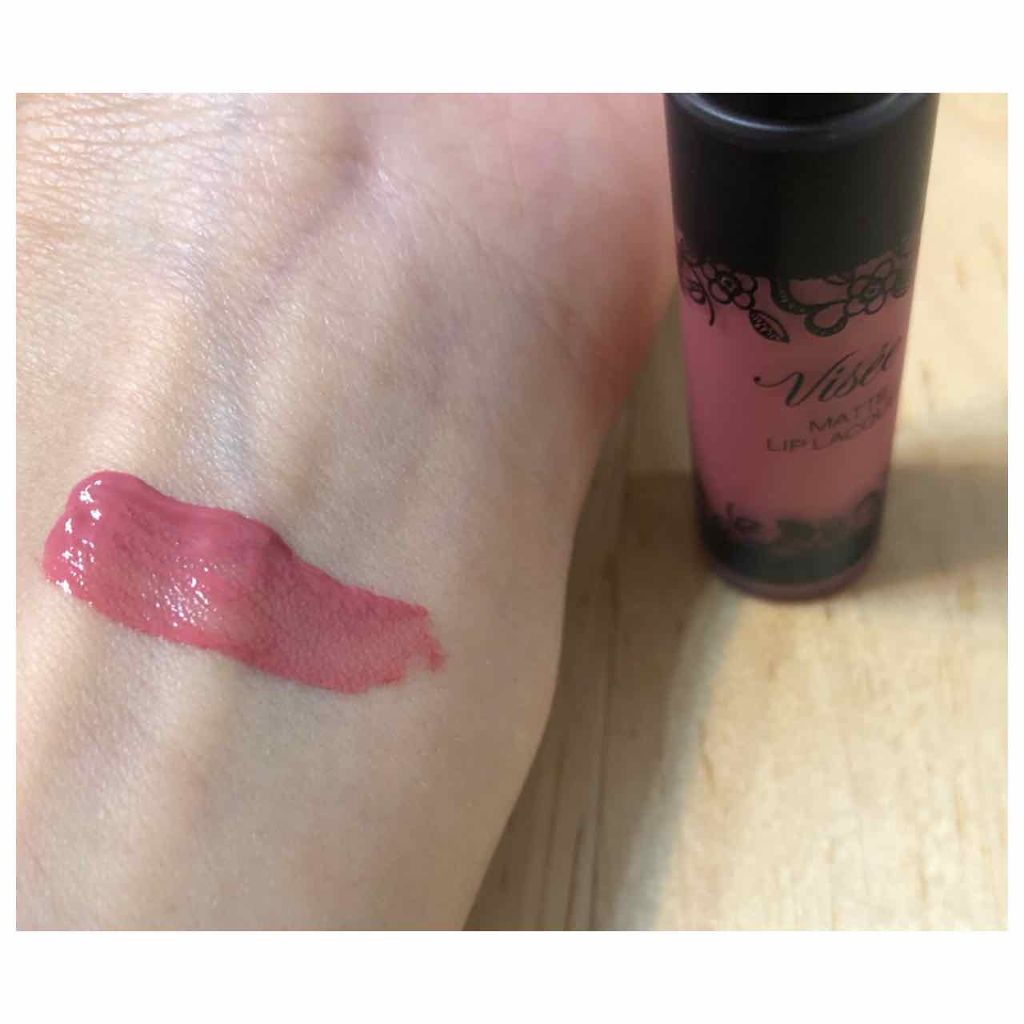 マットリップラッカー/Visée/口紅を使ったクチコミ（3枚目）