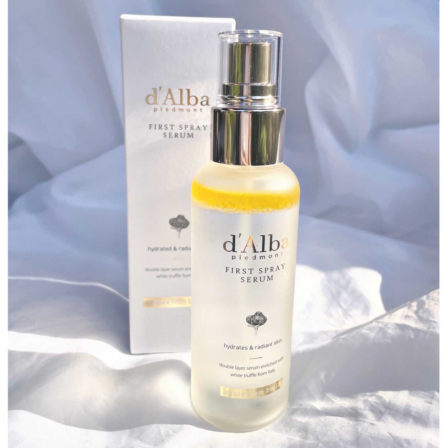 ダルバ ホワイトトリュフファーストスプレーセラム/ダルバ/ミスト状化粧水を使ったクチコミ(1枚目)