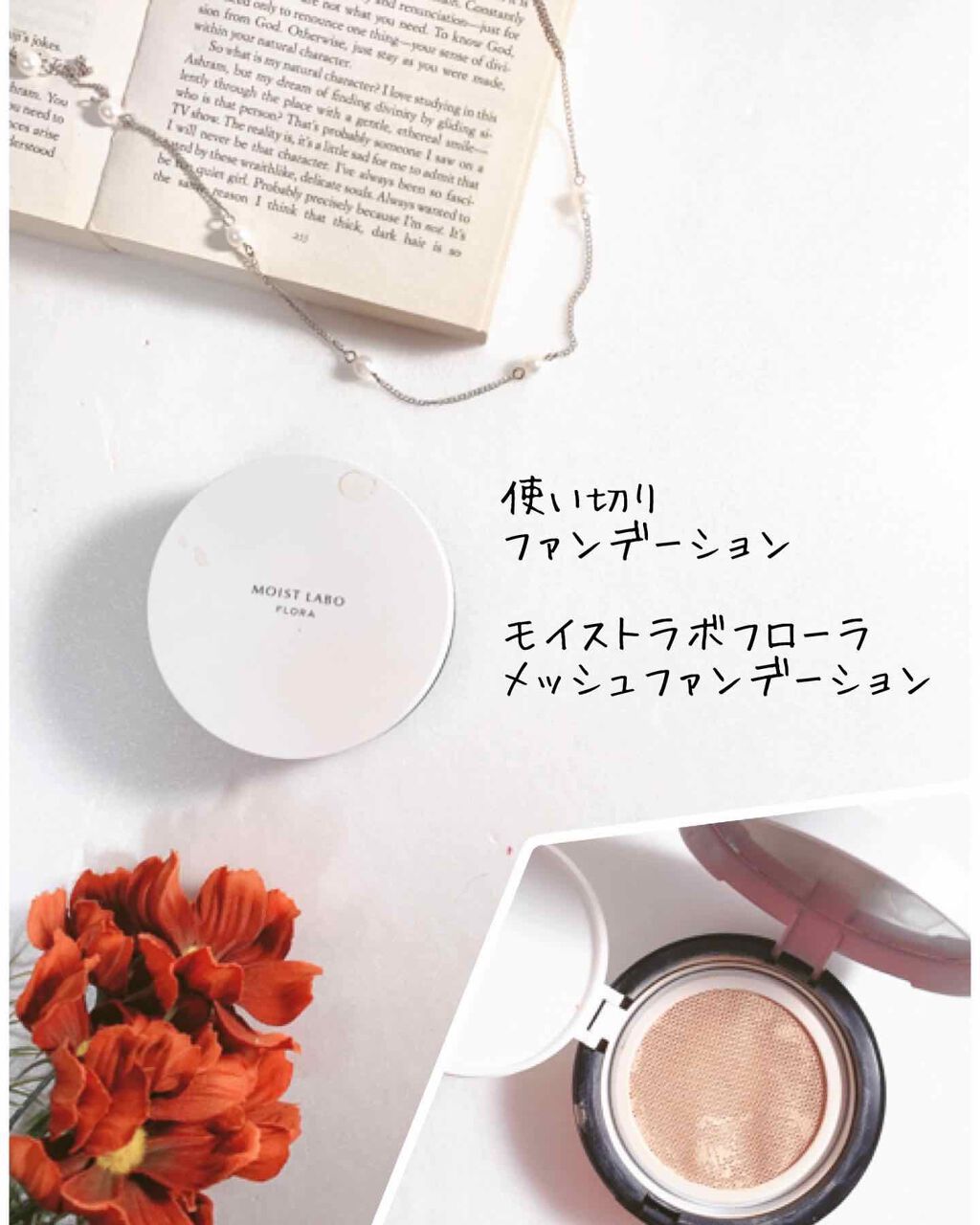 モイストラボフローラ スキンコントロール メッシュファンデーション/Moist Labo/クッションファンデーションを使ったクチコミ(4枚目)