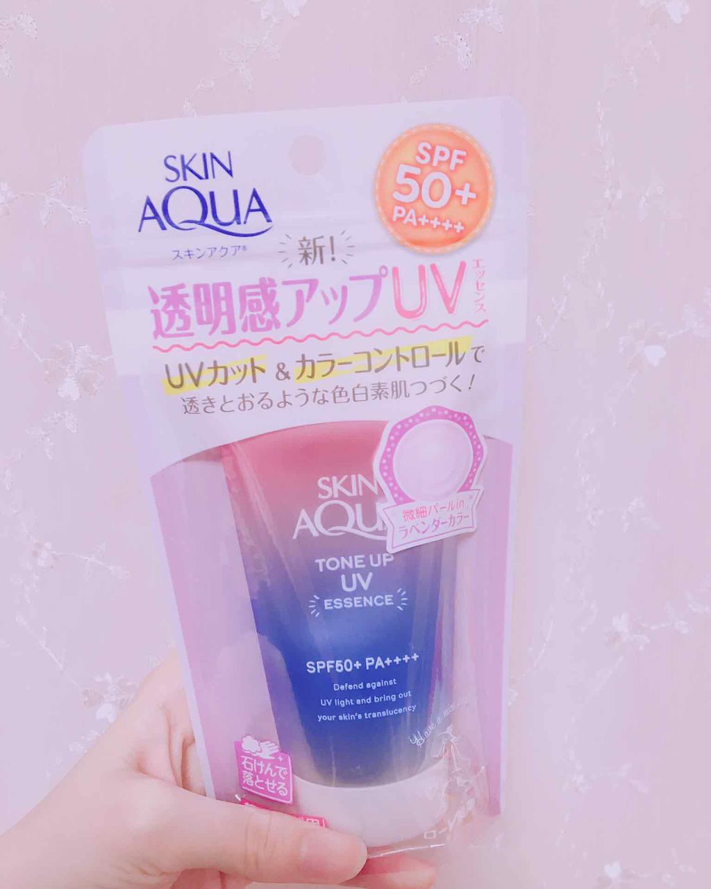 スキンアクア トーンアップUVエッセンス/スキンアクア/日焼け止めクリームを使ったクチコミ(1枚目)