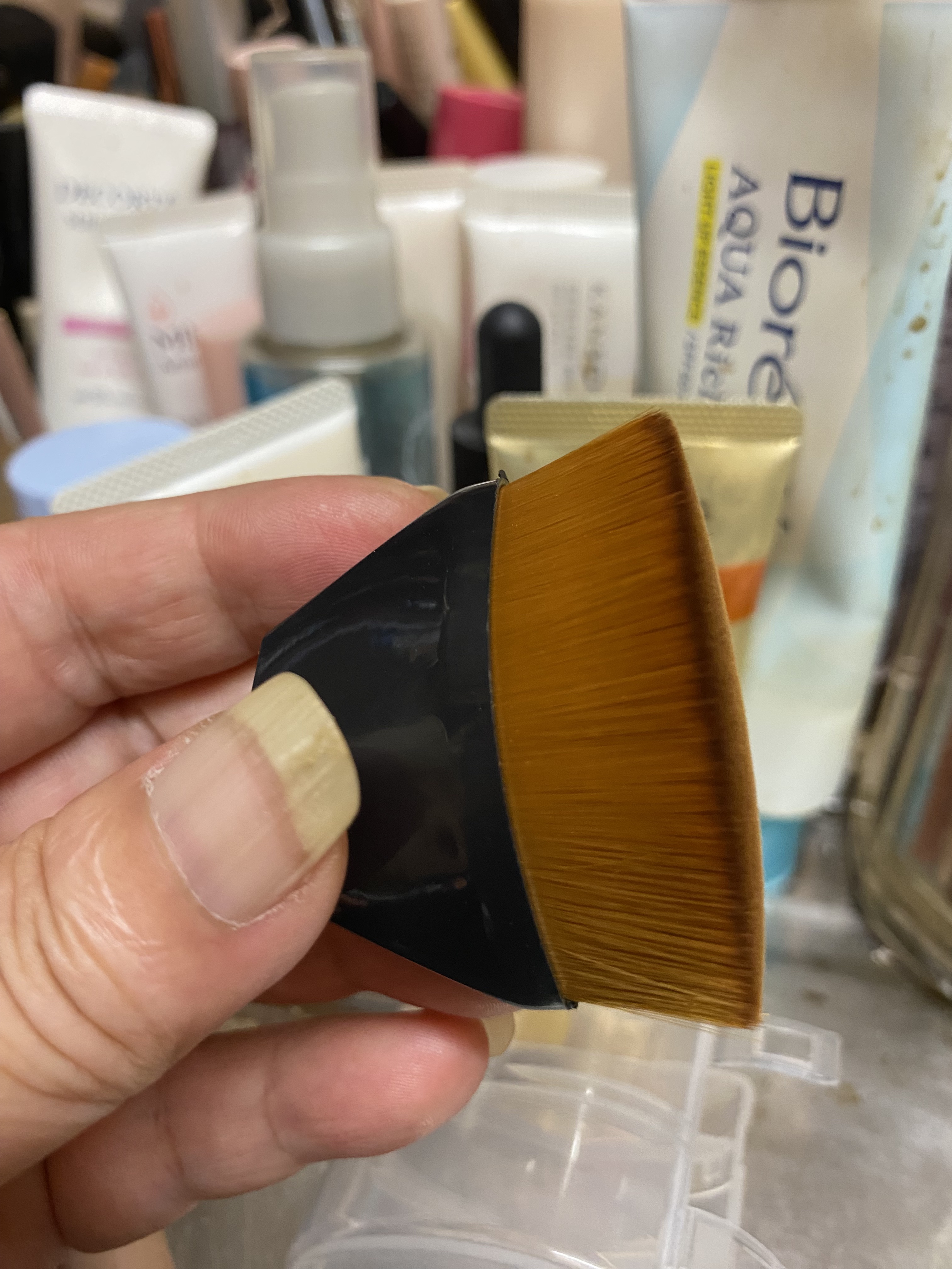 ペタル 55 ファンデーション ブラシ ペタル 55 ファンデーション ブラシ/shu uemura/メイクブラシを使ったクチコミ（1枚目）