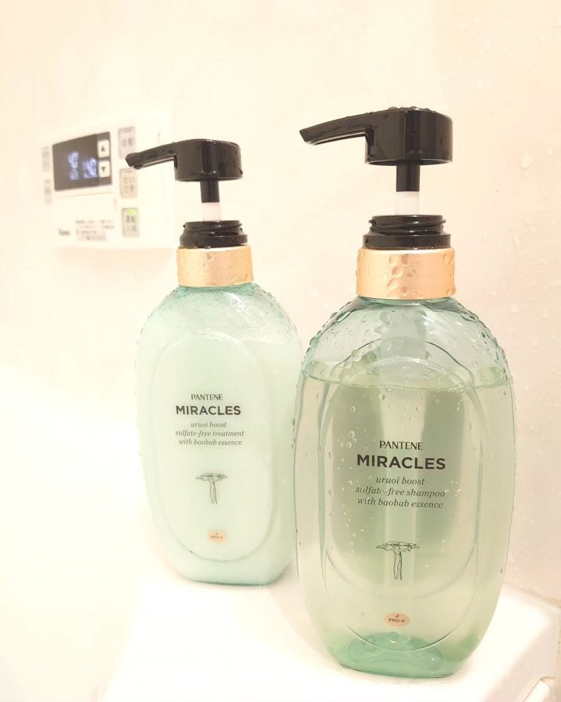 ミラクルズ うるおいブースト シャンプー/トリートメント/パンテーン/市販シャンプーを使ったクチコミ(1枚目)