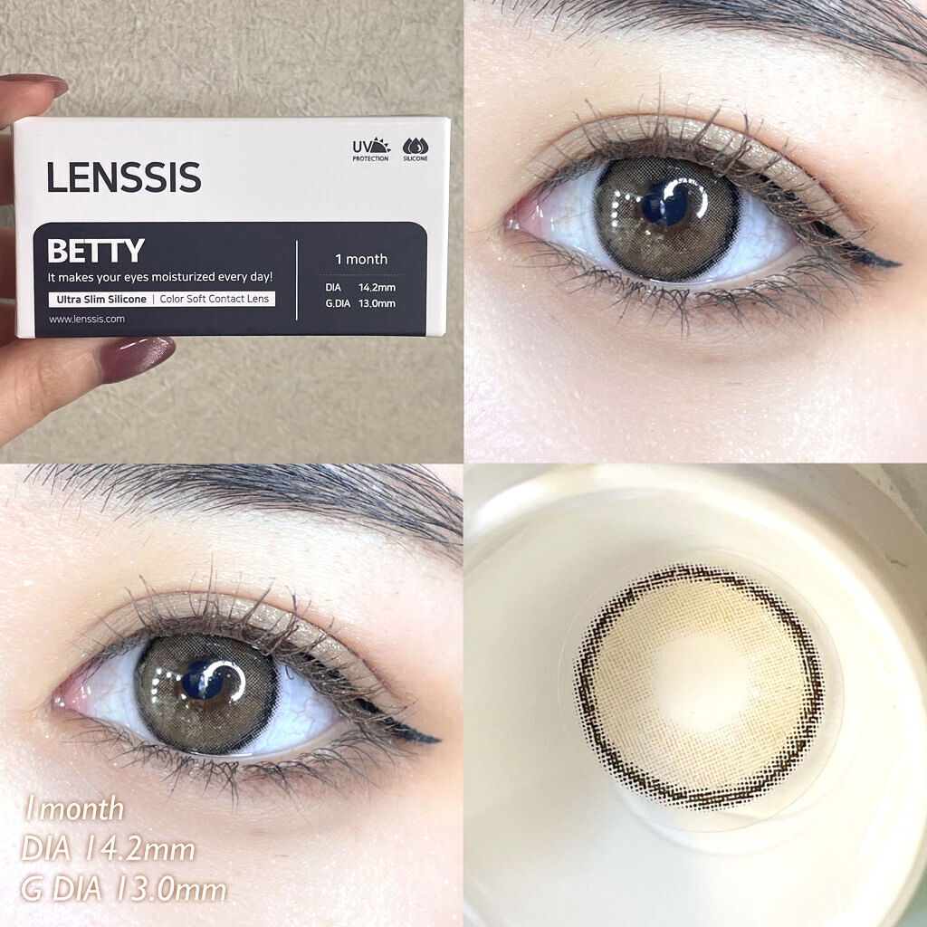 ベティーシリーズ/LENSSIS/カラーコンタクトレンズを使ったクチコミ（2枚目）