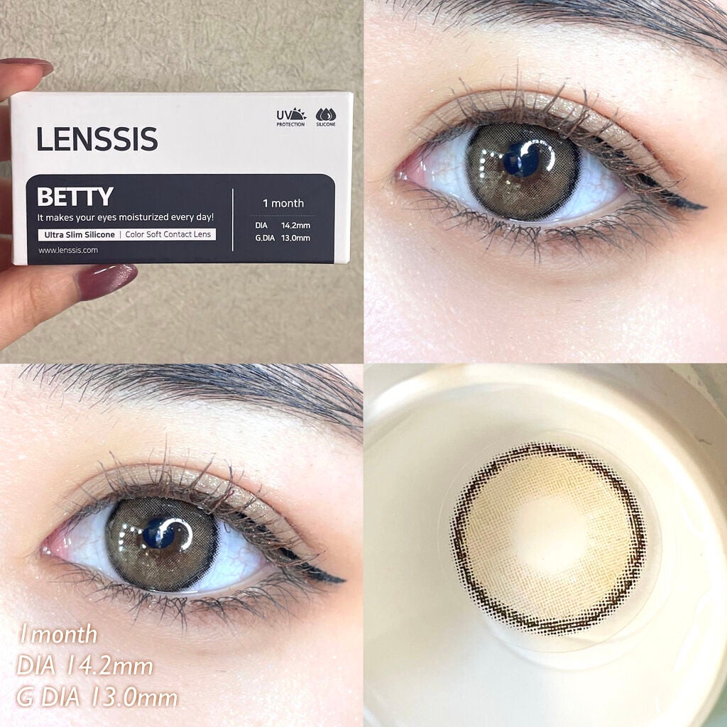 ベティーシリーズ/LENSSIS/カラーコンタクトレンズを使ったクチコミ(2枚目)