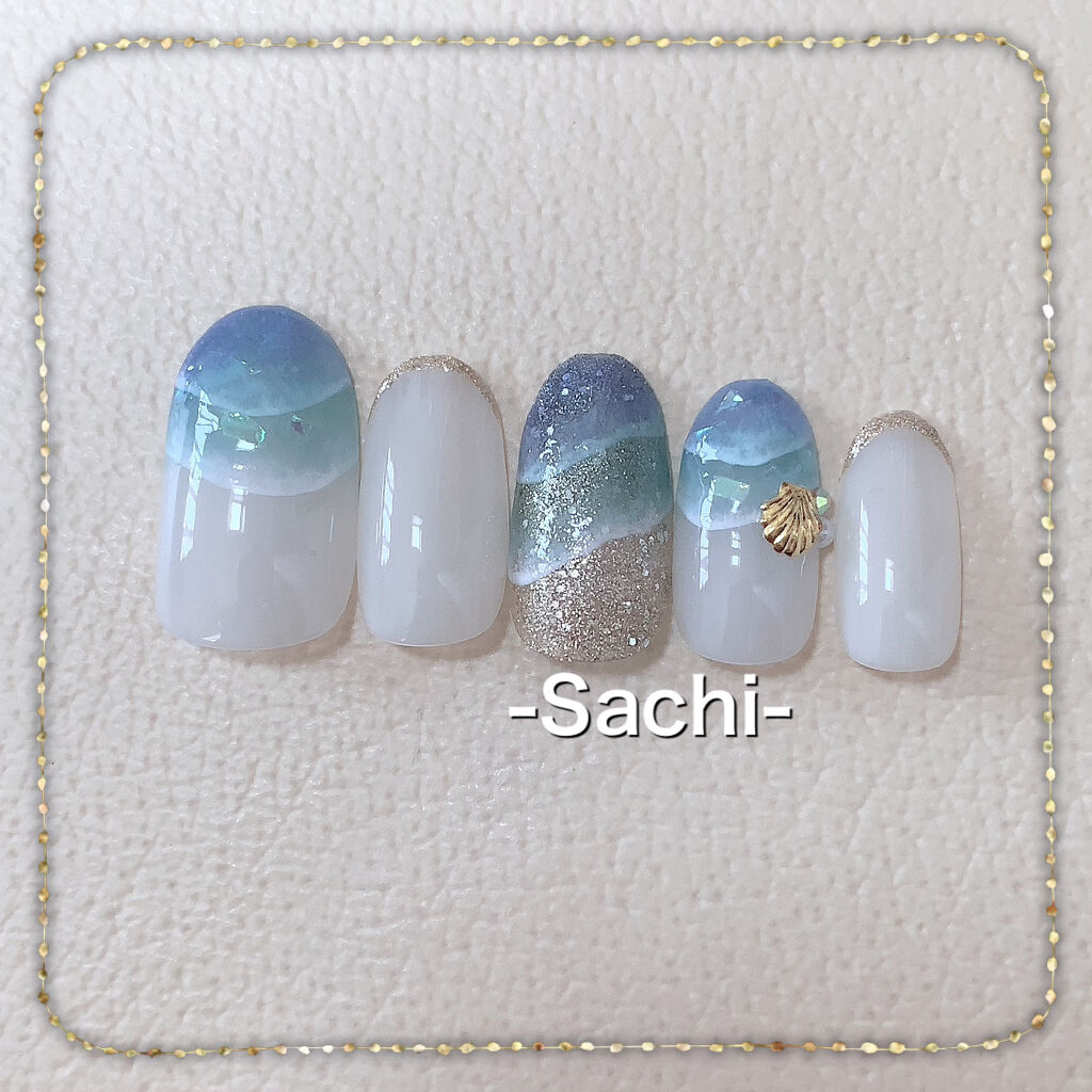 ITGグリッターネイル/DAISO/マニキュアを使ったクチコミ（3枚目）