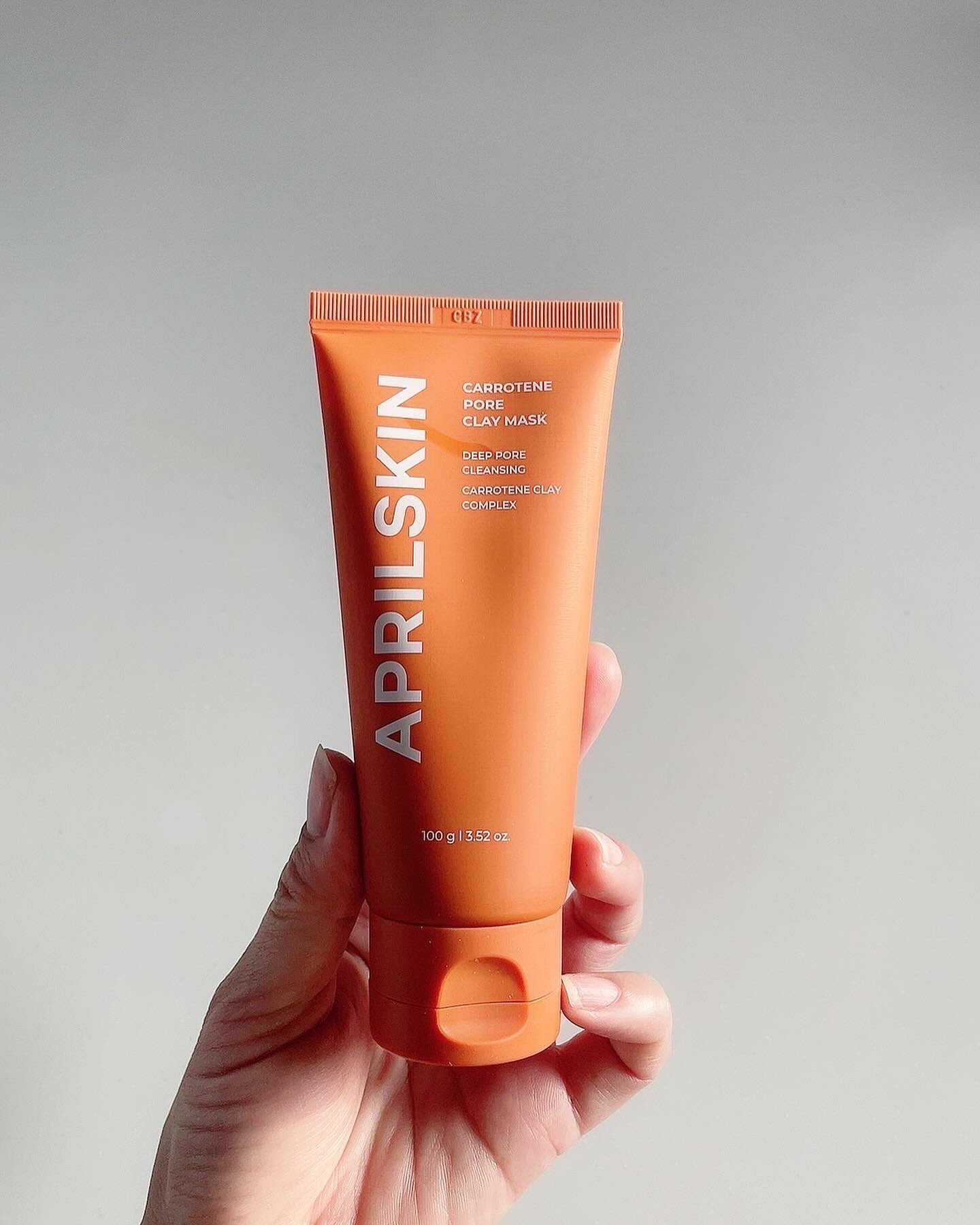 カロテン毛穴レスクレイパック/APRILSKIN/洗い流すパック・マスクを使ったクチコミ（2枚目）