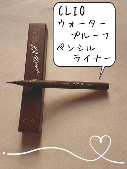 スーパープルーフ ペン ライナー/CLIO/リキッドアイライナーを使ったクチコミ(1枚目)