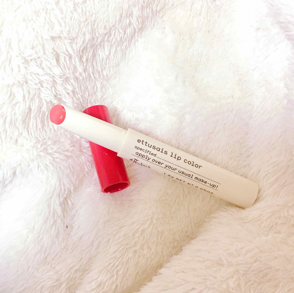 リップカラー 02 フレッシュピーチ/ettusais/口紅を使ったクチコミ（1枚目）