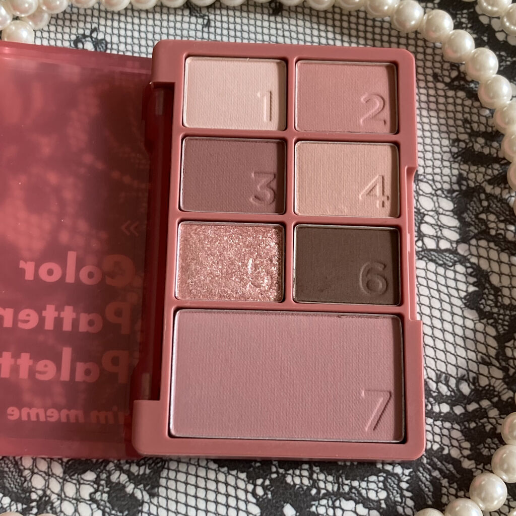 カラーパターンパレット 002 ペタルパターン/i’m meme/マルチパレットを使ったクチコミ（2枚目）