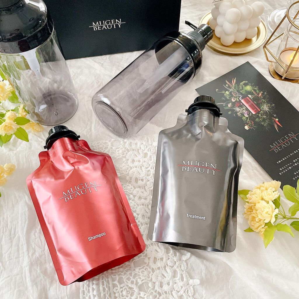 MUGEN BEAUTY クレンジングシャンプー／美容液トリートメント/MUGEN BEAUTY /市販シャンプーを使ったクチコミ（2枚目）