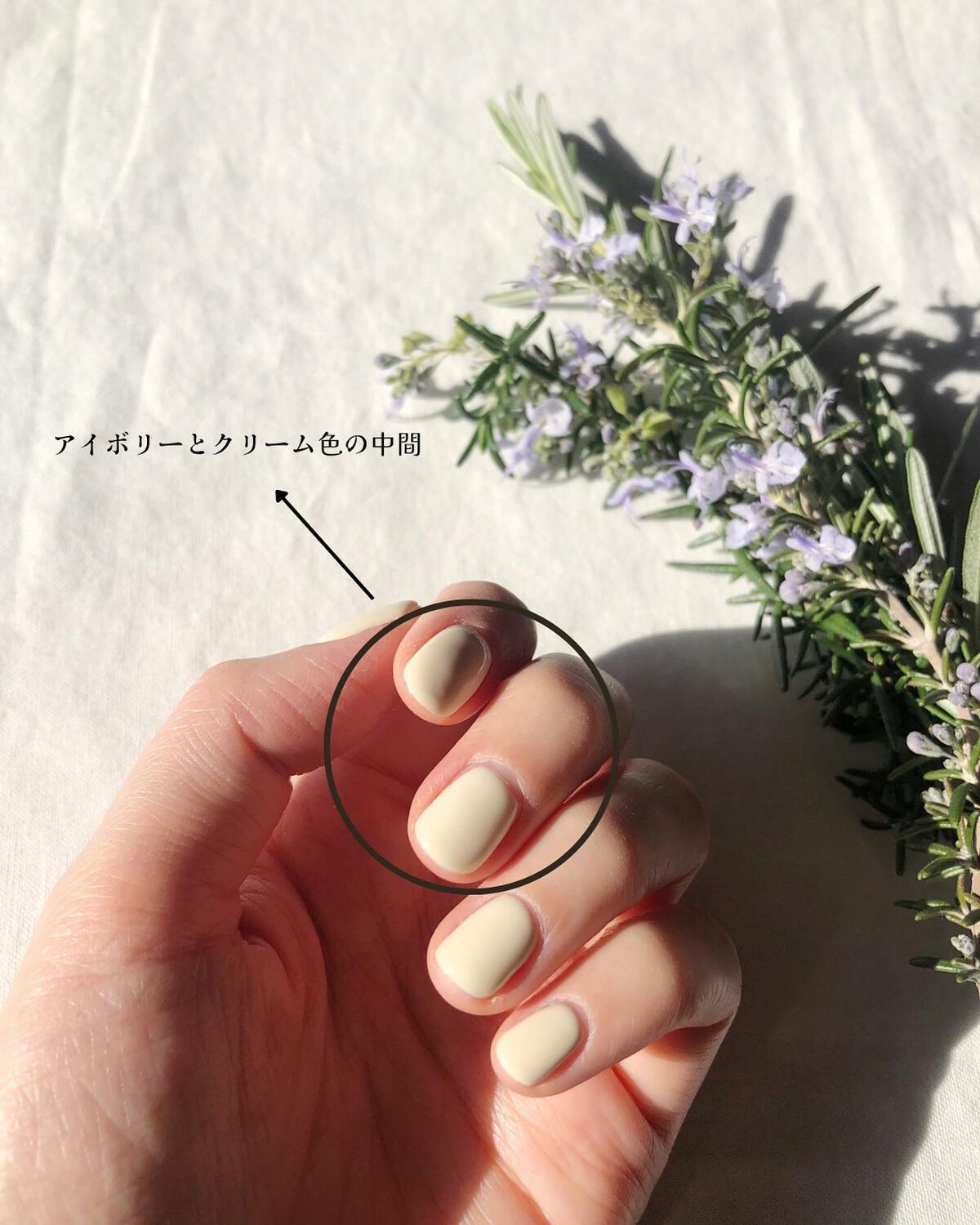 BRG ジェルネイル 49 ミルク/DAISO/ジェルネイルを使ったクチコミ（3枚目）