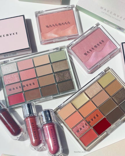 シアーレイヤリングデュアルブラッシャー/wakemake/パウダーチークを使ったクチコミ(1枚目)