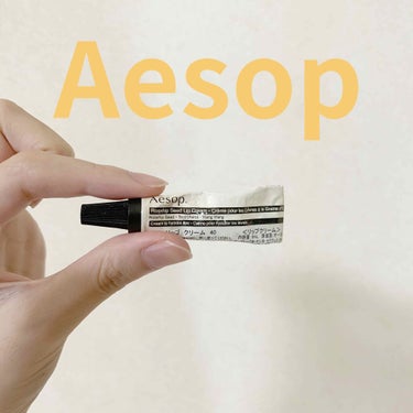 リップクリーム 40/Aesop/リップケア・リップクリームを使ったクチコミ（1枚目）