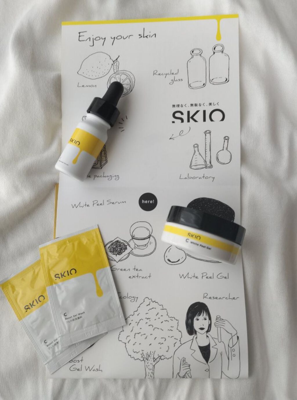 VC ホワイトピールセラム/SKIO/ブースター・導入液を使ったクチコミ(2枚目)