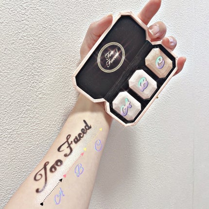 ~ダイヤモンドライト シリーズ~ マルチユース ハイライター トリオ/Too Faced/パウダーハイライトを使ったクチコミ(4枚目)