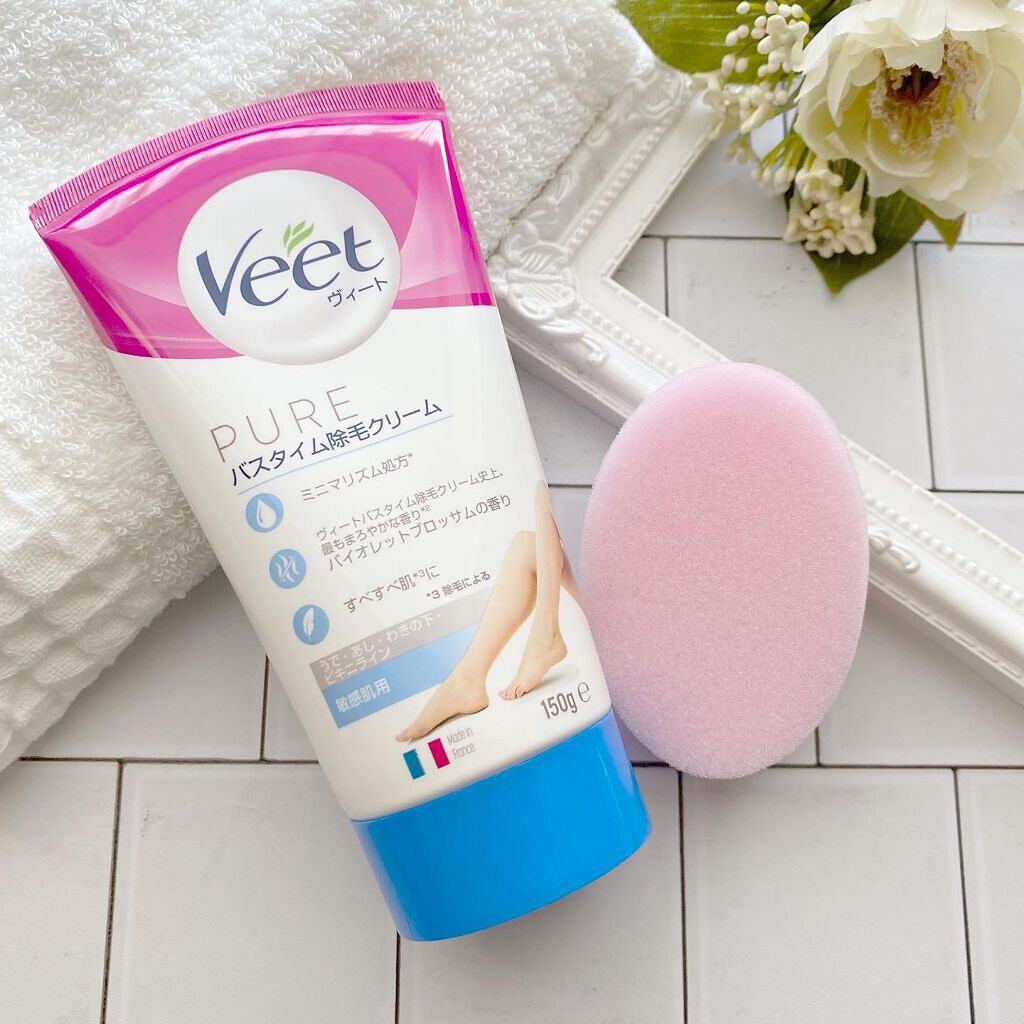 ヴィート ピュアバスタイム除毛クリーム 敏感肌用/Veet/除毛クリームを使ったクチコミ(3枚目)