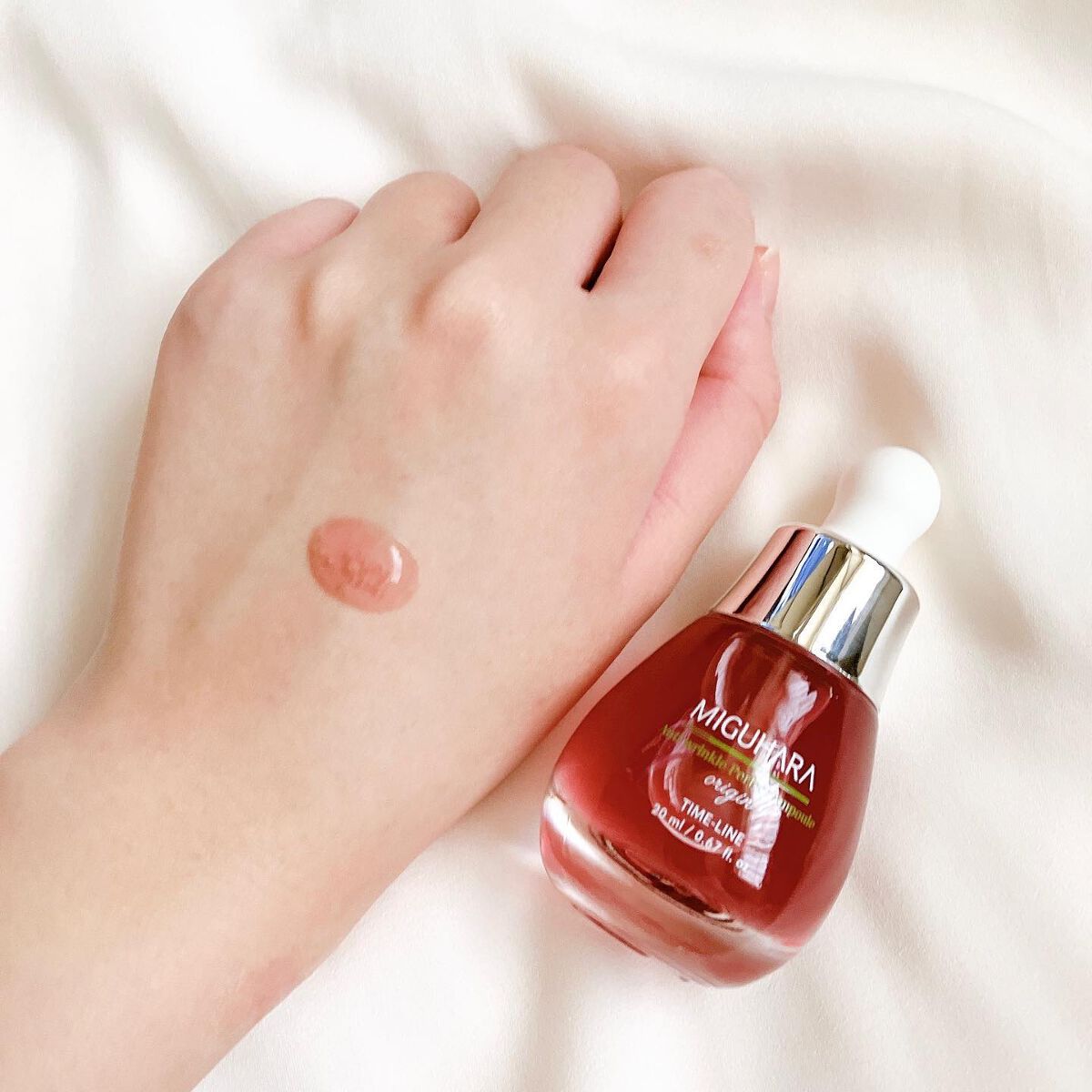 アンチリンクルエフェクトアンプルオリジン/MIGUHARA/美容液を使ったクチコミ(6枚目)