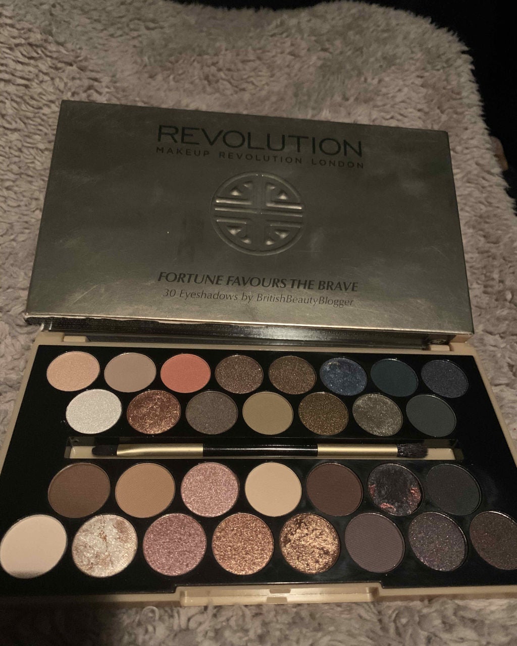 30アイシャドウパレット フォーチュンフェイバーズ ザブレイブ/MAKEUP REVOLUTION/アイシャドウパレットを使ったクチコミ(1枚目)