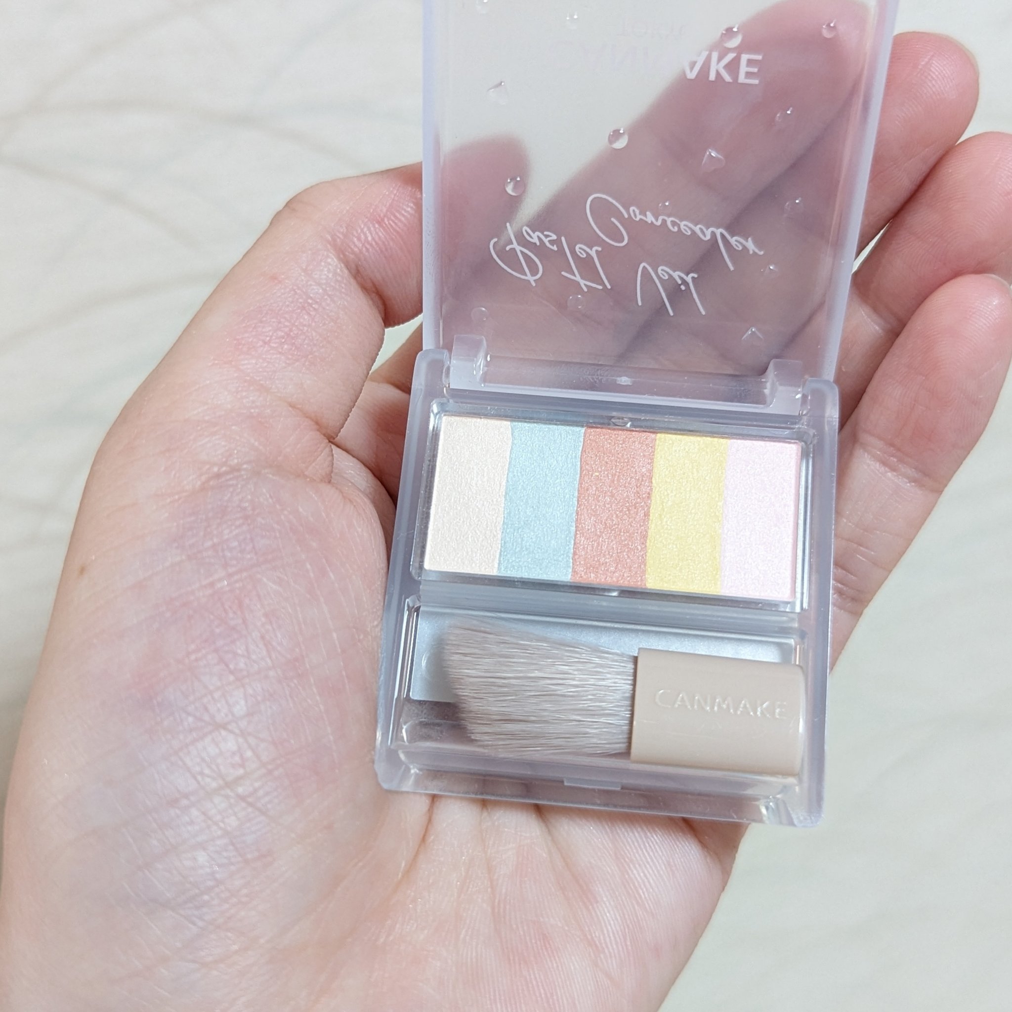 パステルヴェールコンシーラー/キャンメイク/パレットコンシーラーを使ったクチコミ（2枚目）