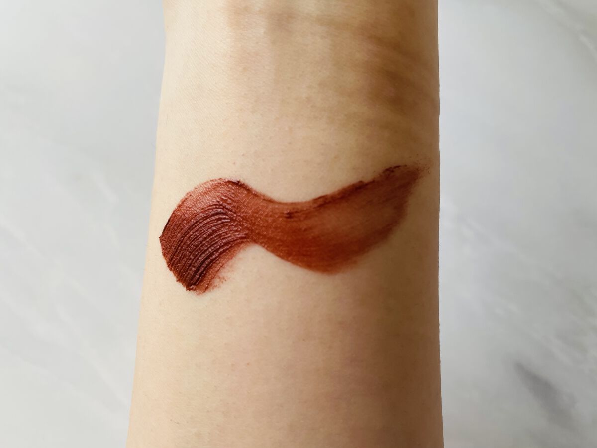 ふわマットティント 01 マホガニー/CipiCipi/リップティントを使ったクチコミ（3枚目）