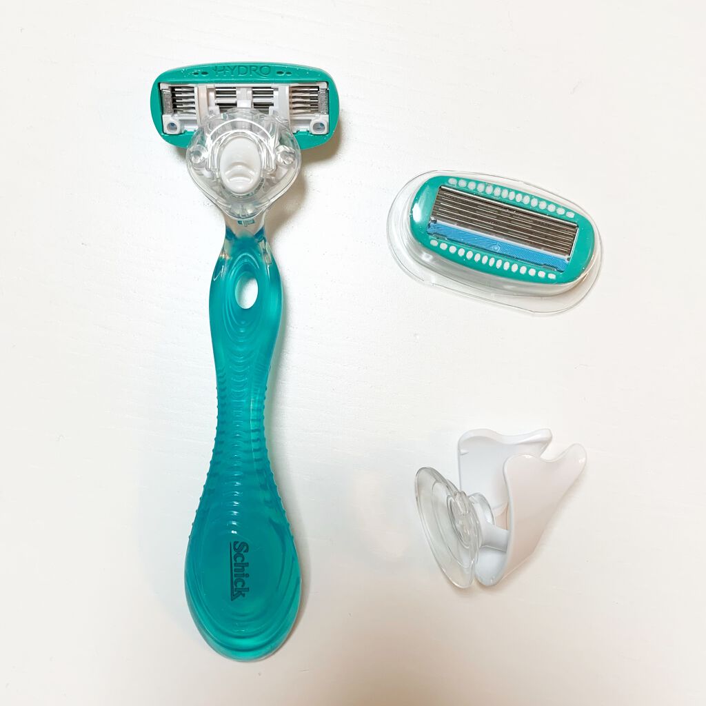 ハイドロシルク 敏感肌用 ホルダー （刃付き＋替刃１コ）/ハイドロシルク/シェーバーを使ったクチコミ（3枚目）