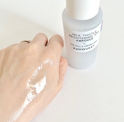 ミルクシスルブライトニングスパ アンプル/RAWQUEST/美容液を使ったクチコミ(4枚目)