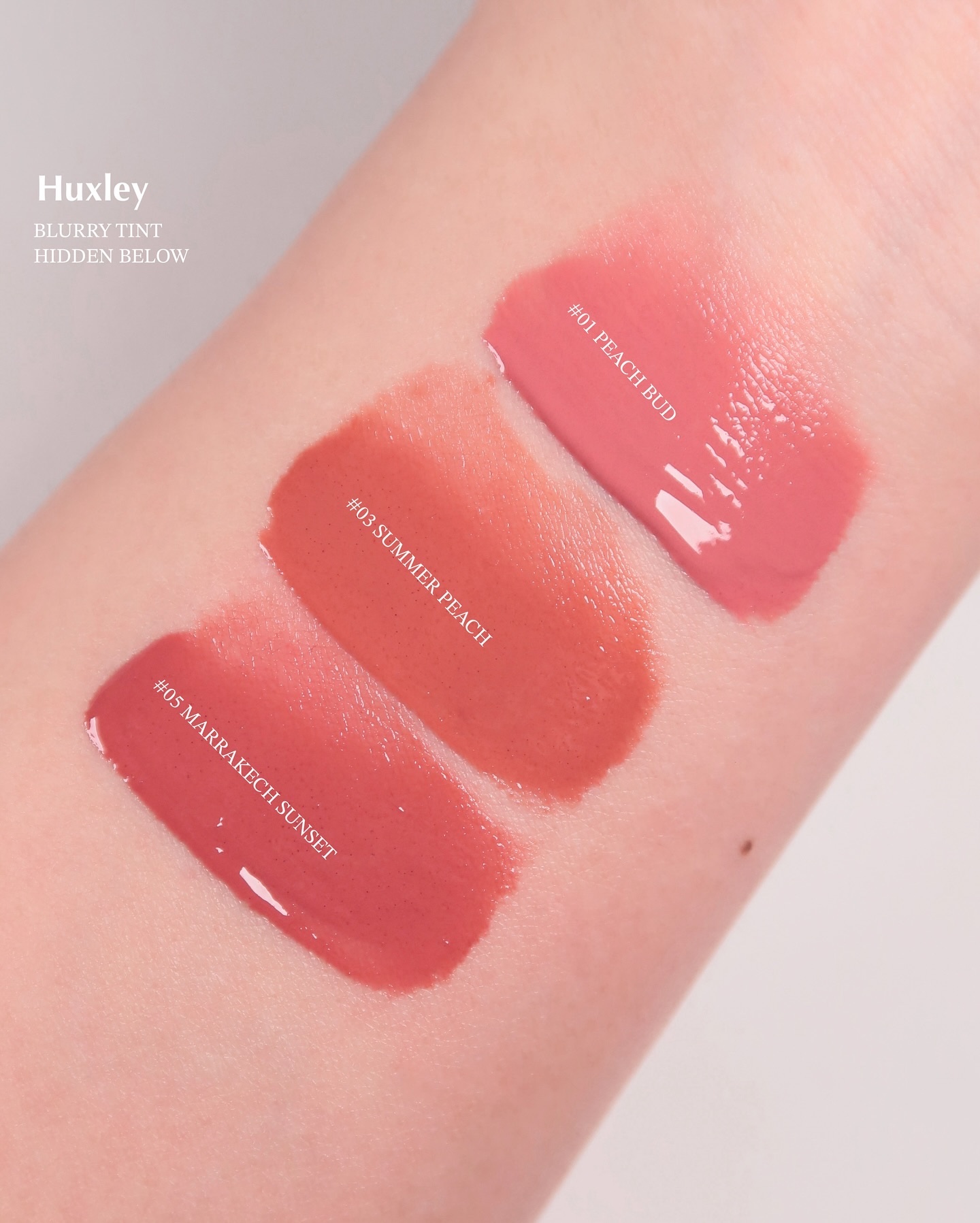 ブラーリーティント ヒドゥンビロウ/Huxley/リップティントを使ったクチコミ（2枚目）