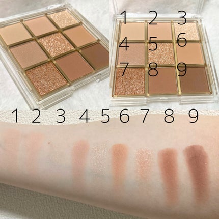 KEYBO FALL IN LOVE SHADOW PALETTE/keybo/アイシャドウパレットを使ったクチコミ(3枚目)