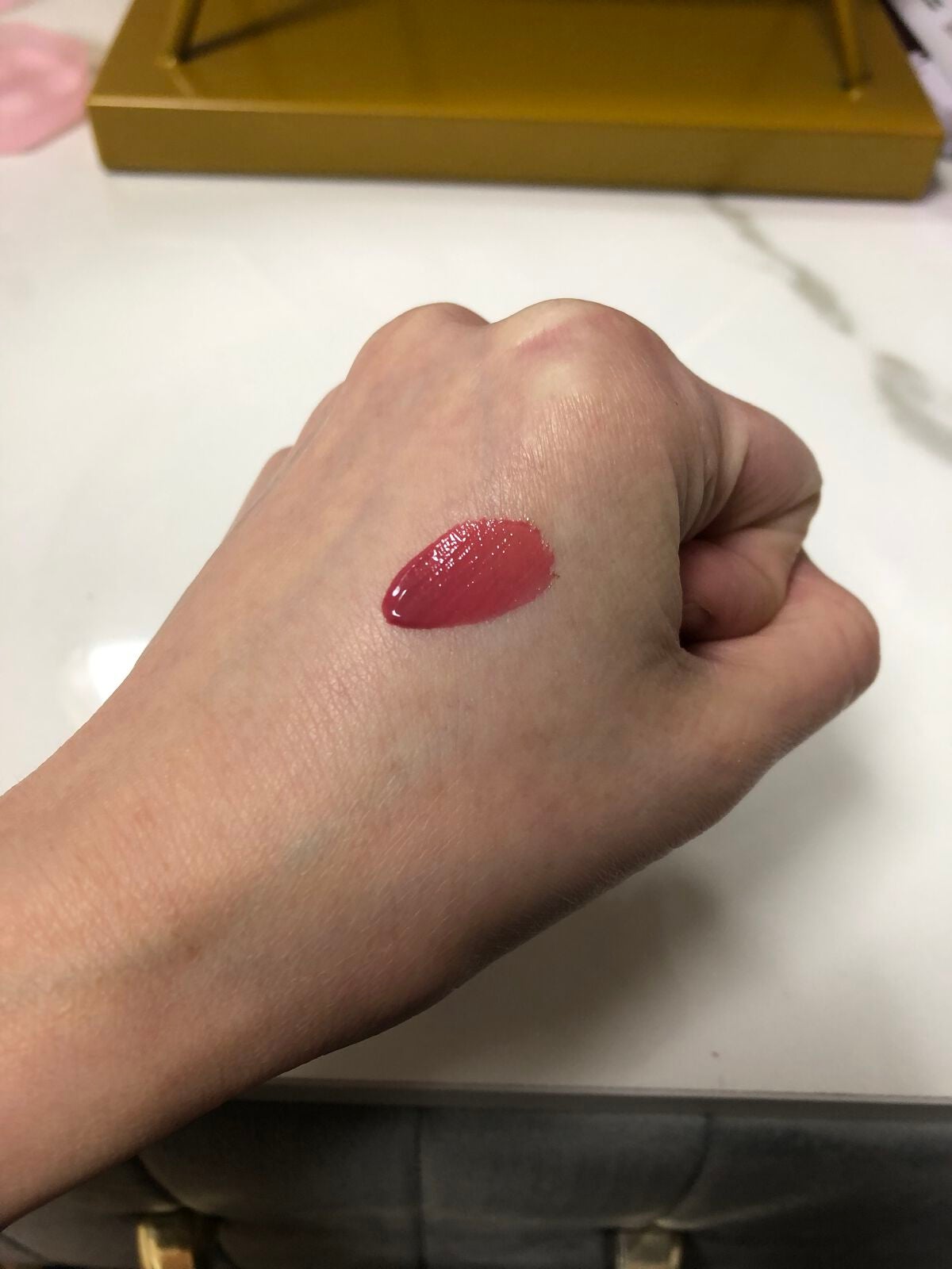 アンドバイロムアンド グラッシーボムティント/&nd by rom&nd/リップティントを使ったクチコミ(5枚目)