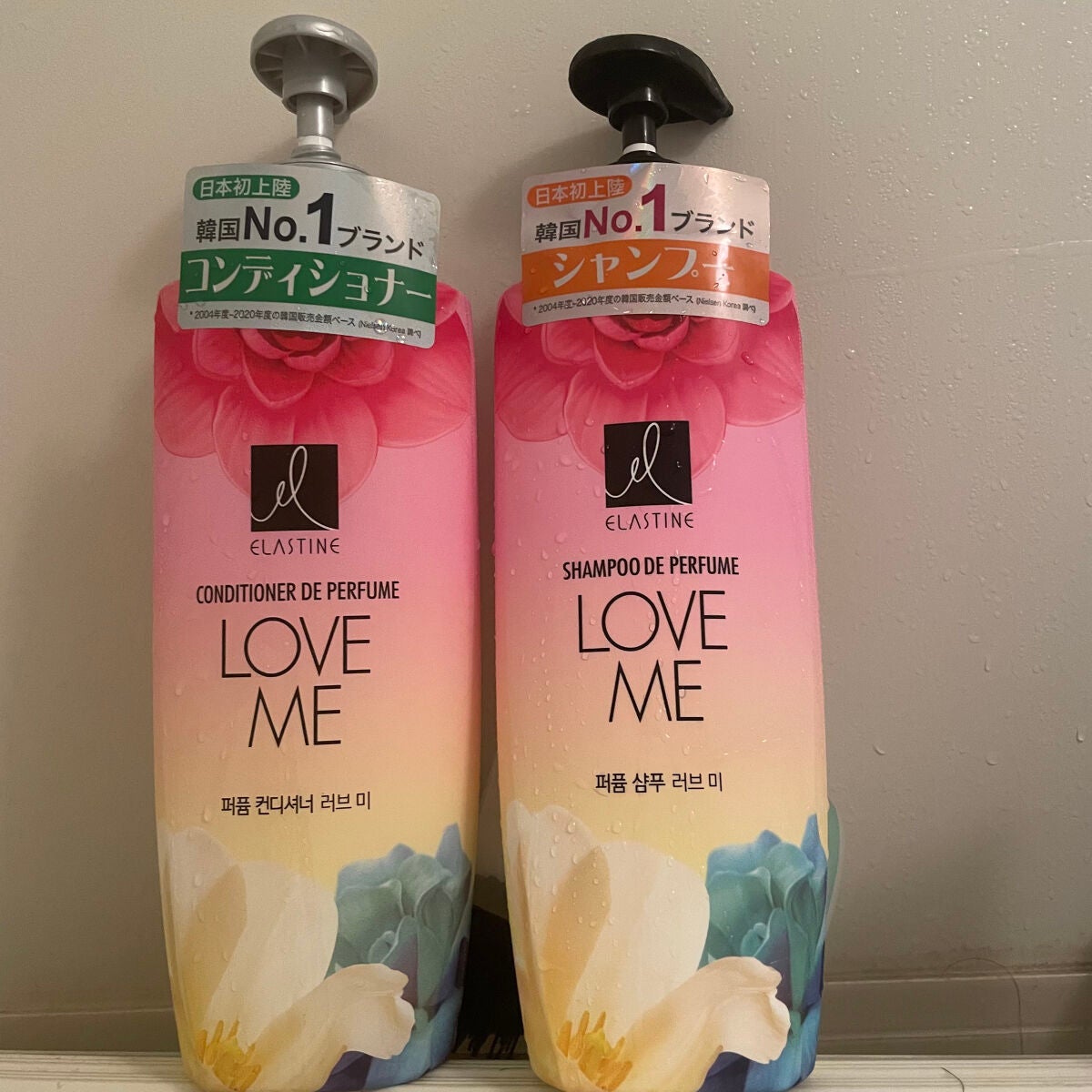 パフュームシャンプー&コンディショナー/エラスチン/シャンプー・コンディショナーを使ったクチコミ(1枚目)