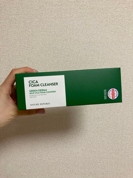グリーン ダーマ マイルド クレンジングフォーム/ネイチャーリパブリック/洗顔フォームを使ったクチコミ(3枚目)