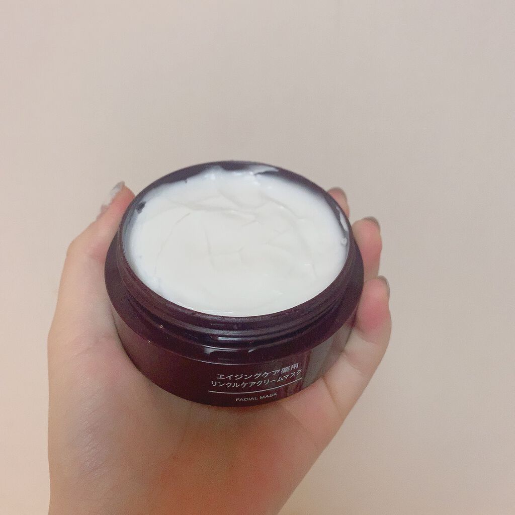 エイジングケア薬用リンクルケアクリームマスク/無印良品/フェイスクリームを使ったクチコミ（2枚目）