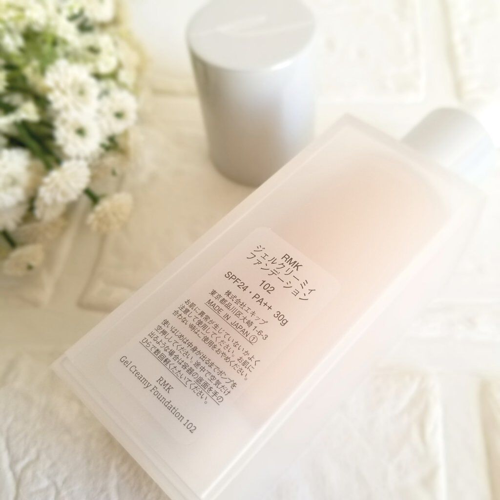 RMK ジェルクリーミィファンデーション/RMK/クリーム・エマルジョンファンデーションを使ったクチコミ（3枚目）