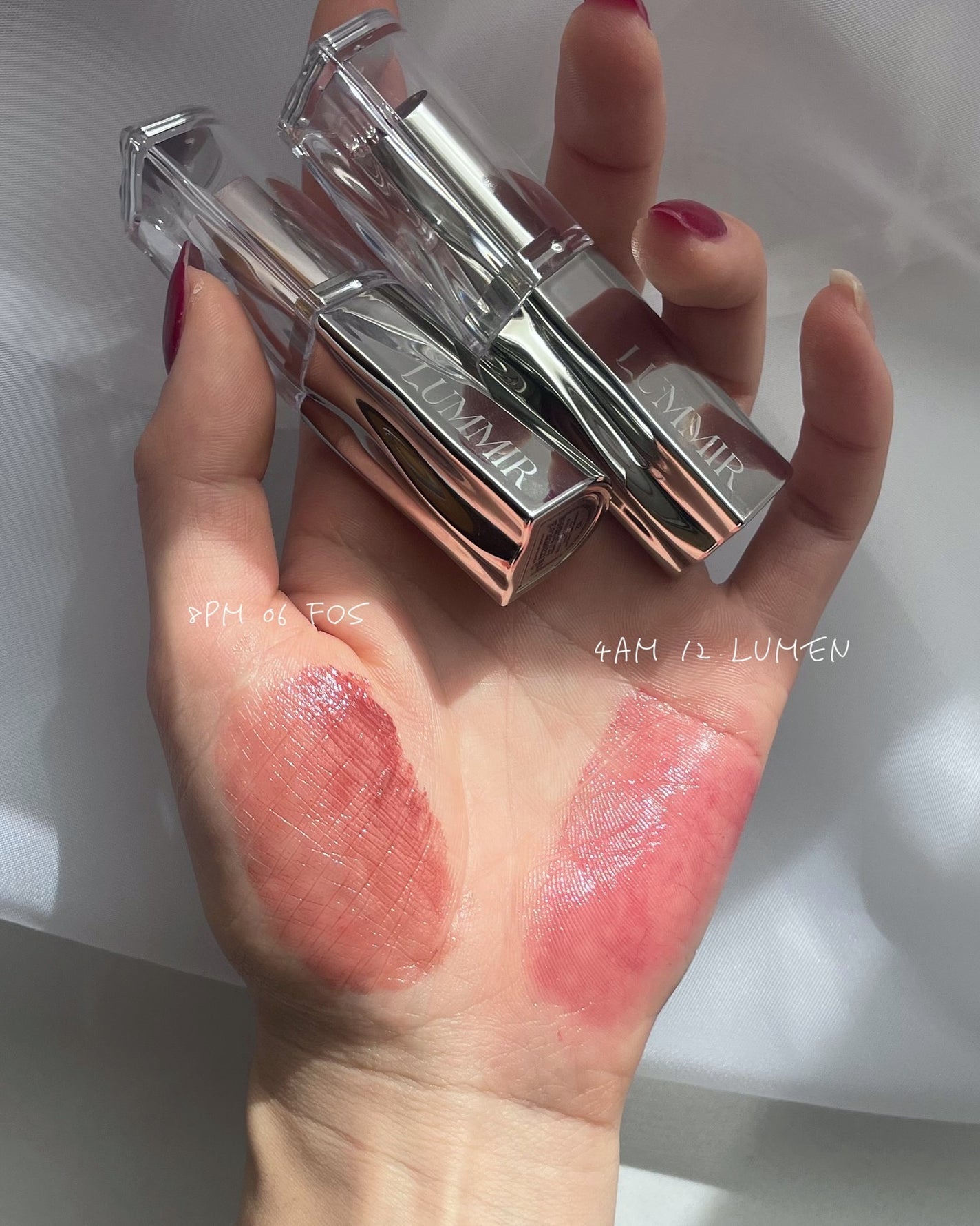 MELTING FIT SHINE BALM/Lummir/口紅を使ったクチコミ(6枚目)