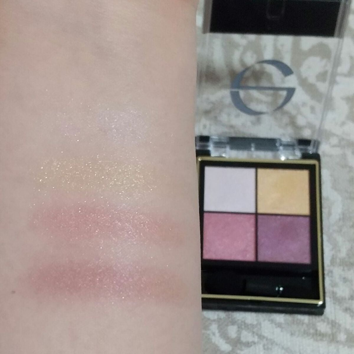 リアルクローズシャドウ/excel/アイシャドウパレットを使ったクチコミ(3枚目)
