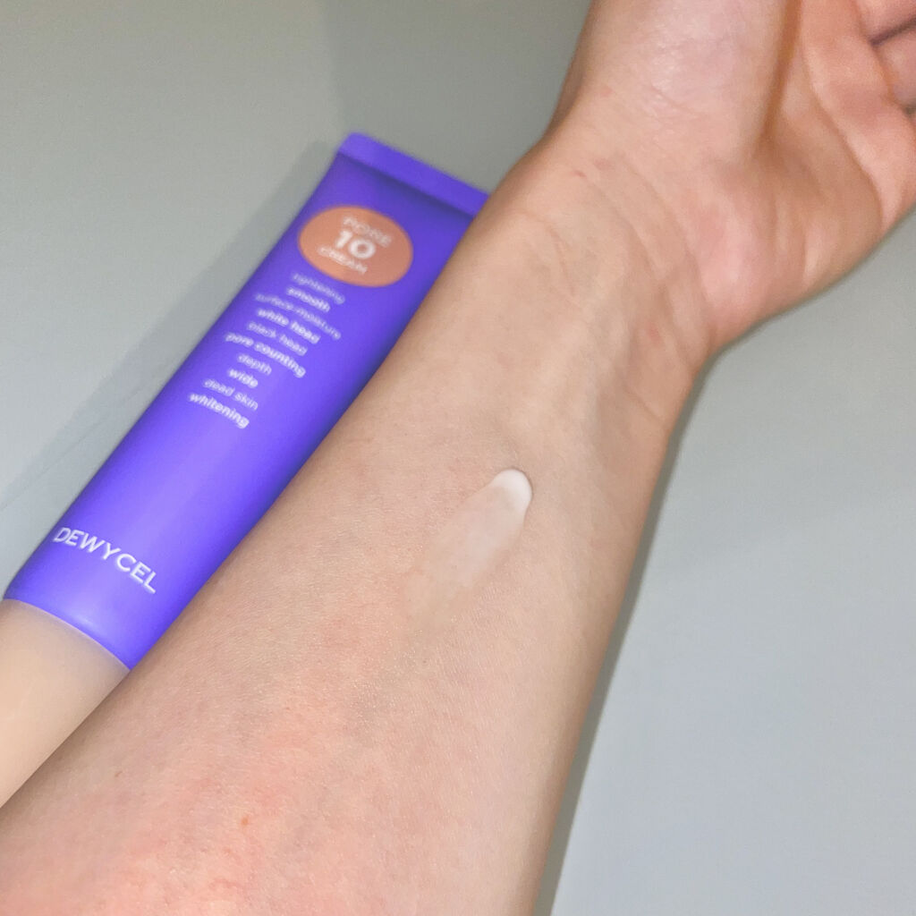 ポアーテンクリーム/DEWYCEL/化粧下地を使ったクチコミ（3枚目）