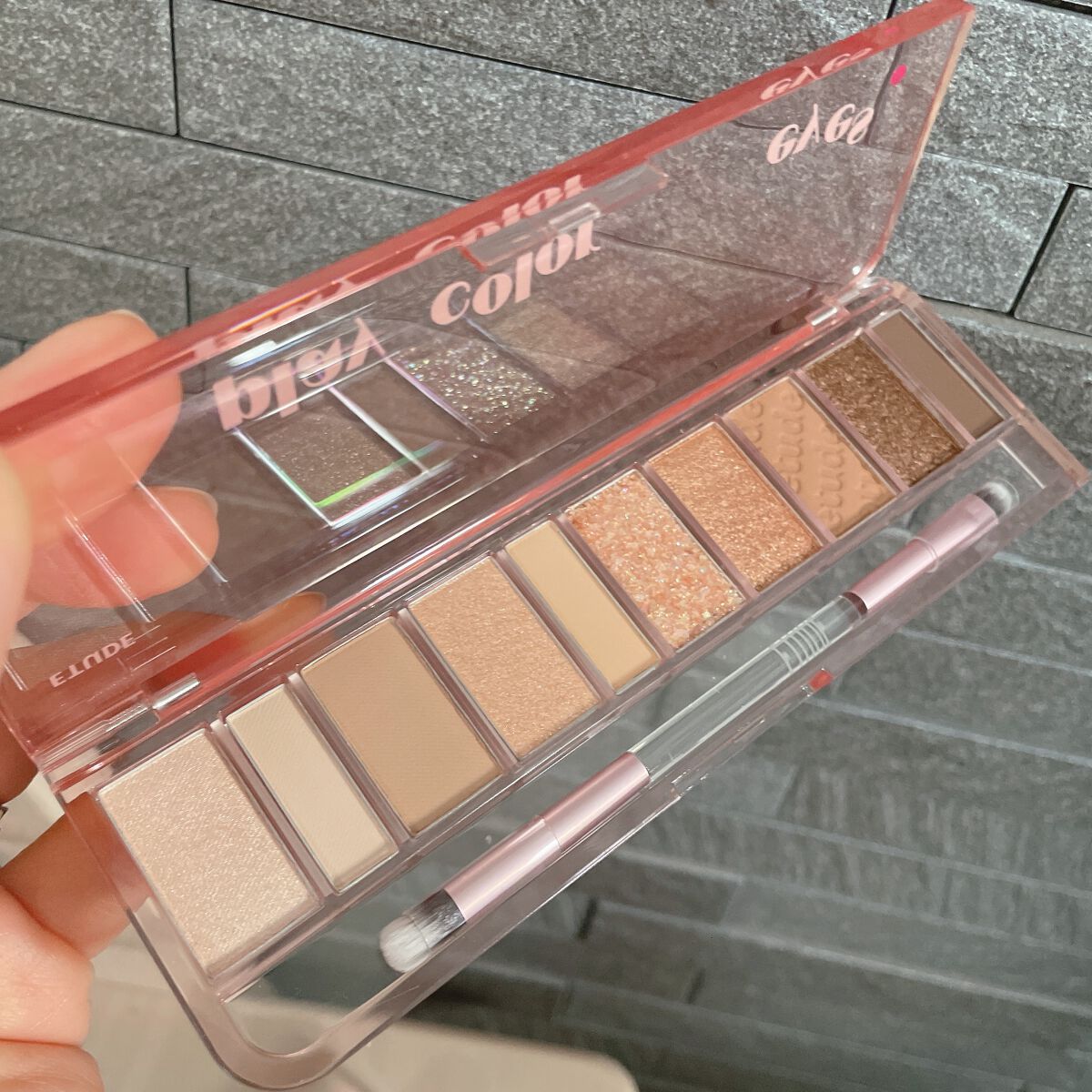 プレイカラー アイシャドウ/ETUDE/アイシャドウパレットを使ったクチコミ(3枚目)