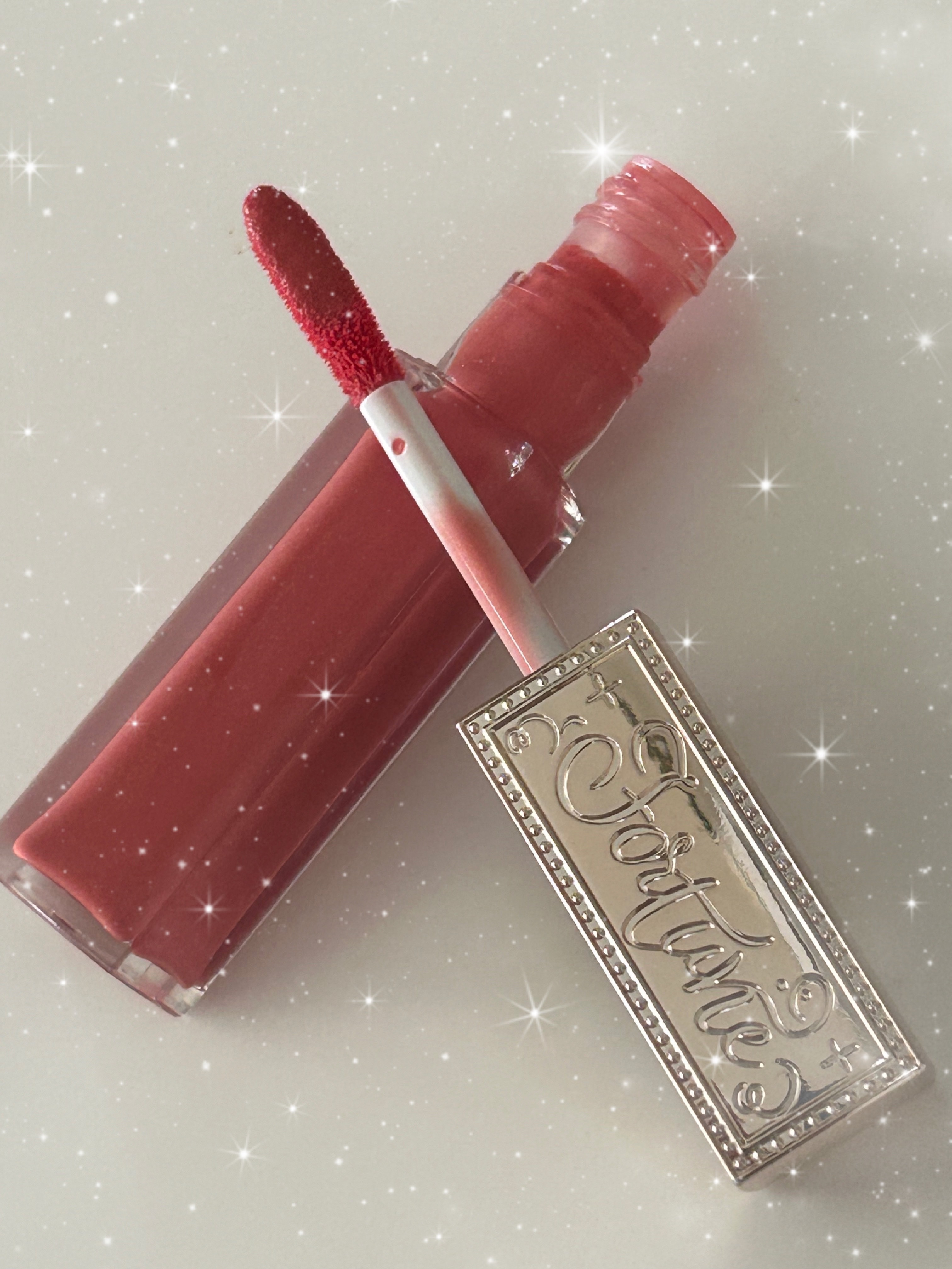 ウォータリーセラムルージュ/フォーチュン/口紅を使ったクチコミ（1枚目）