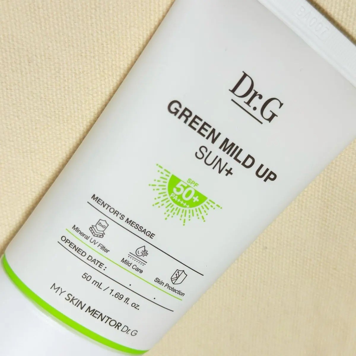 グリーンマイルドアップサンプラス/Dr.G/日焼け止めクリームを使ったクチコミ(3枚目)