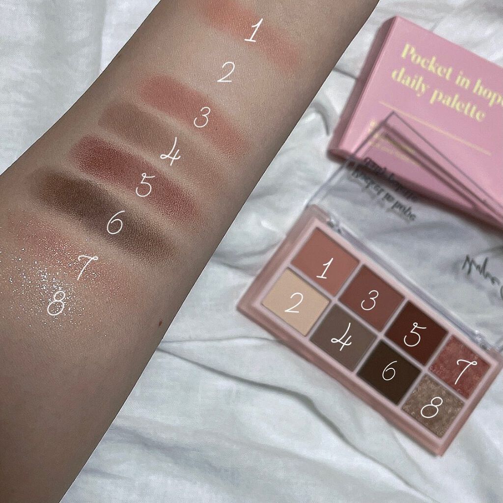 Pocket in Hope daily palette/Hope Girl/アイシャドウパレットを使ったクチコミ（3枚目）