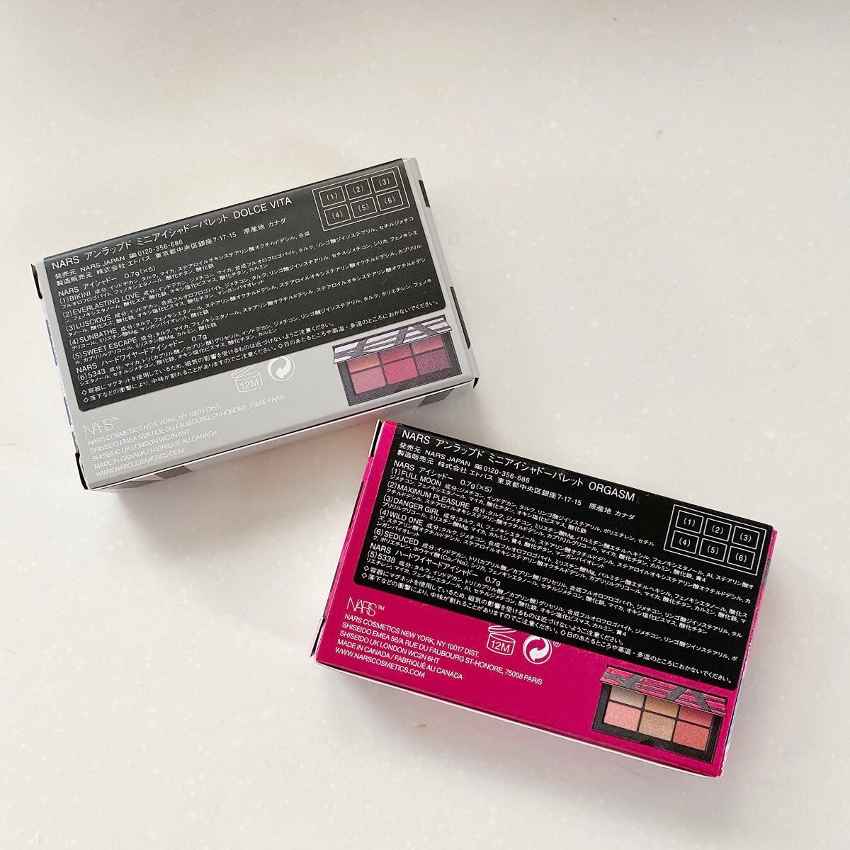 アンラップド ミニアイシャドーパレット LAGUNA /NARS/アイシャドウパレットを使ったクチコミ(4枚目)