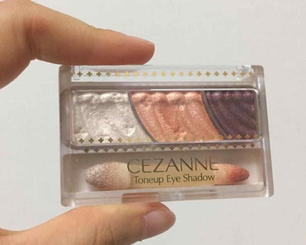 トーンアップアイシャドウ/CEZANNE/アイシャドウパレットを使ったクチコミ(1枚目)